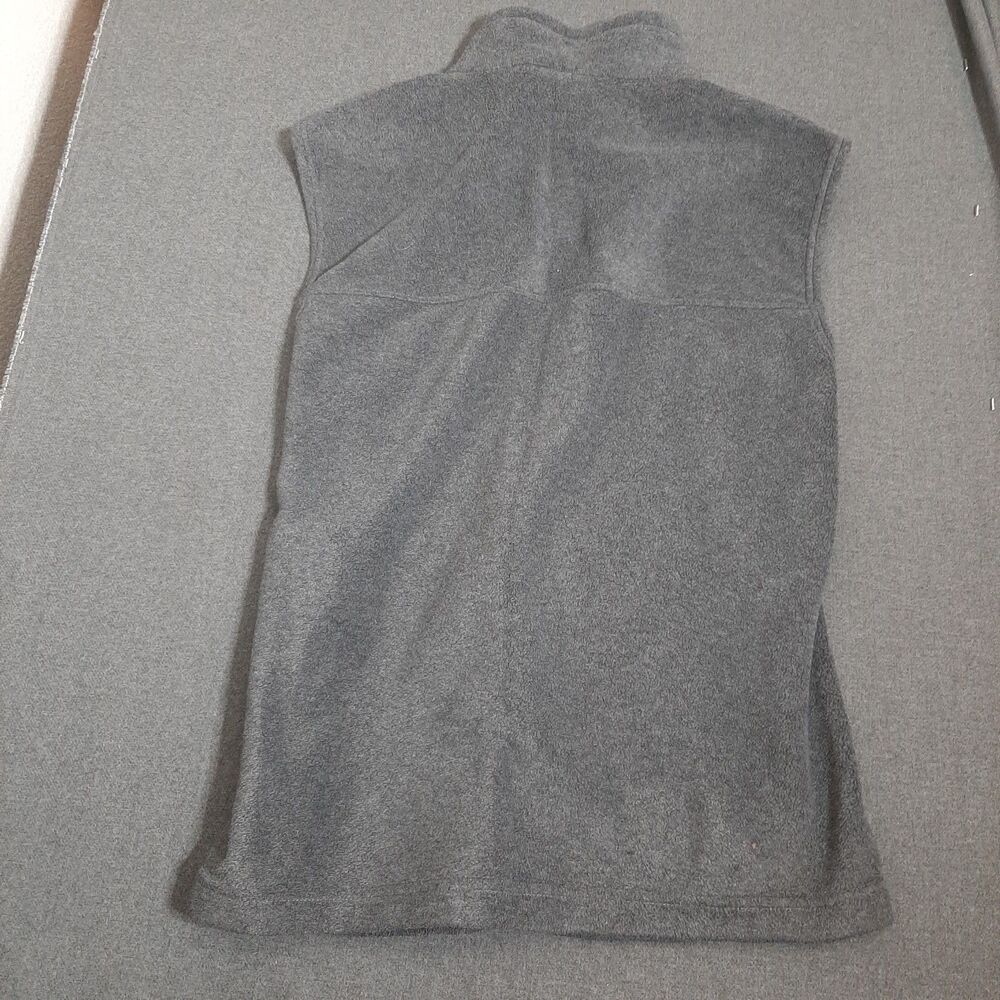Columbia Fleece Vest Mens Large Gray Full Zip Up Vest Pockets Outdoor Gorpcore - Picture 2 of 5